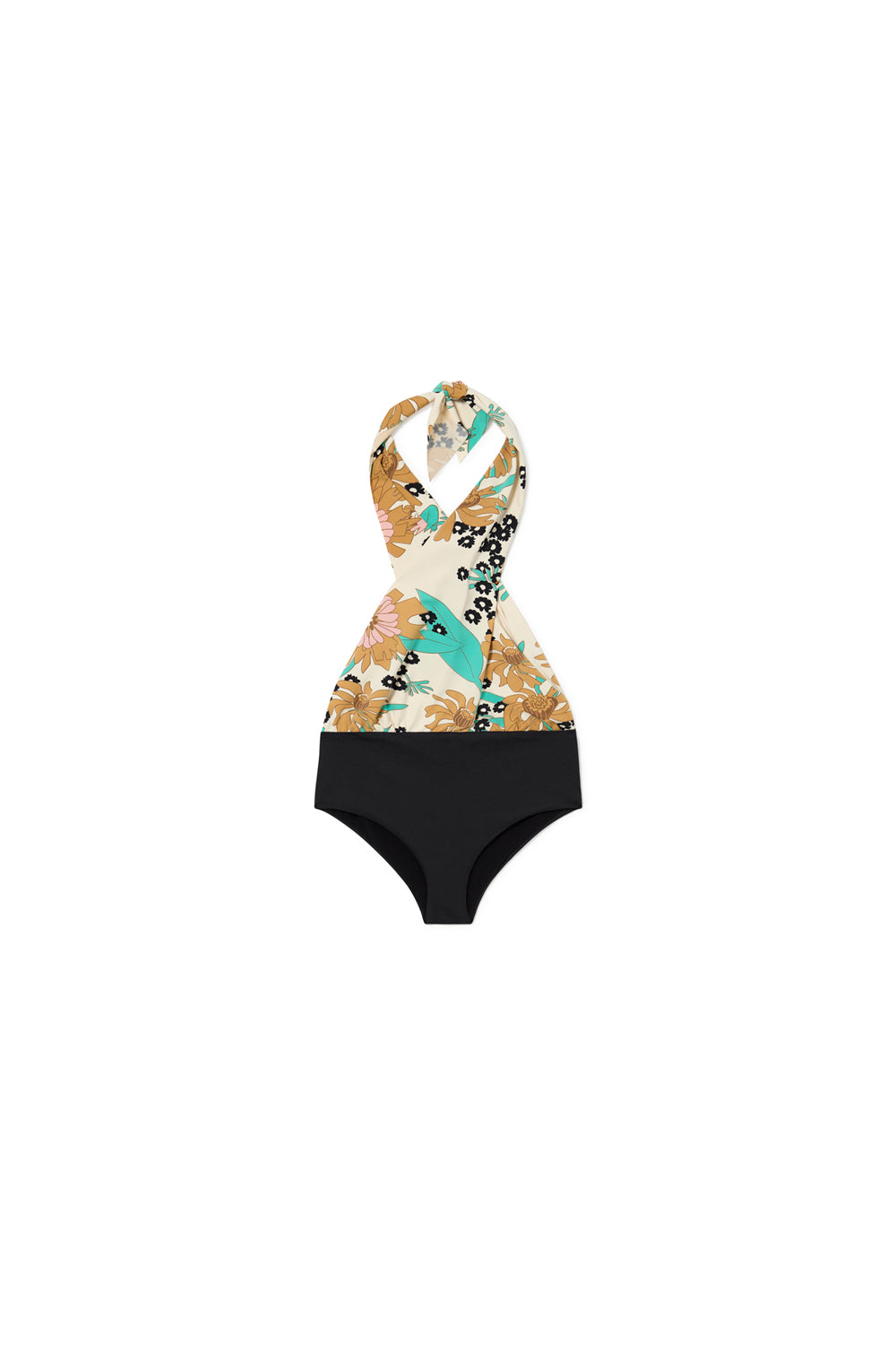 Little Creative Factory Hawaii Wrap Bathing Suit - Flower Print