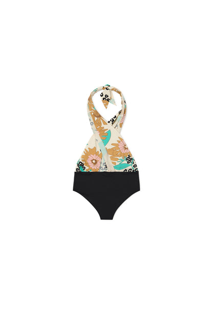 Little Creative Factory Hawaii Wrap Bathing Suit - Flower Print