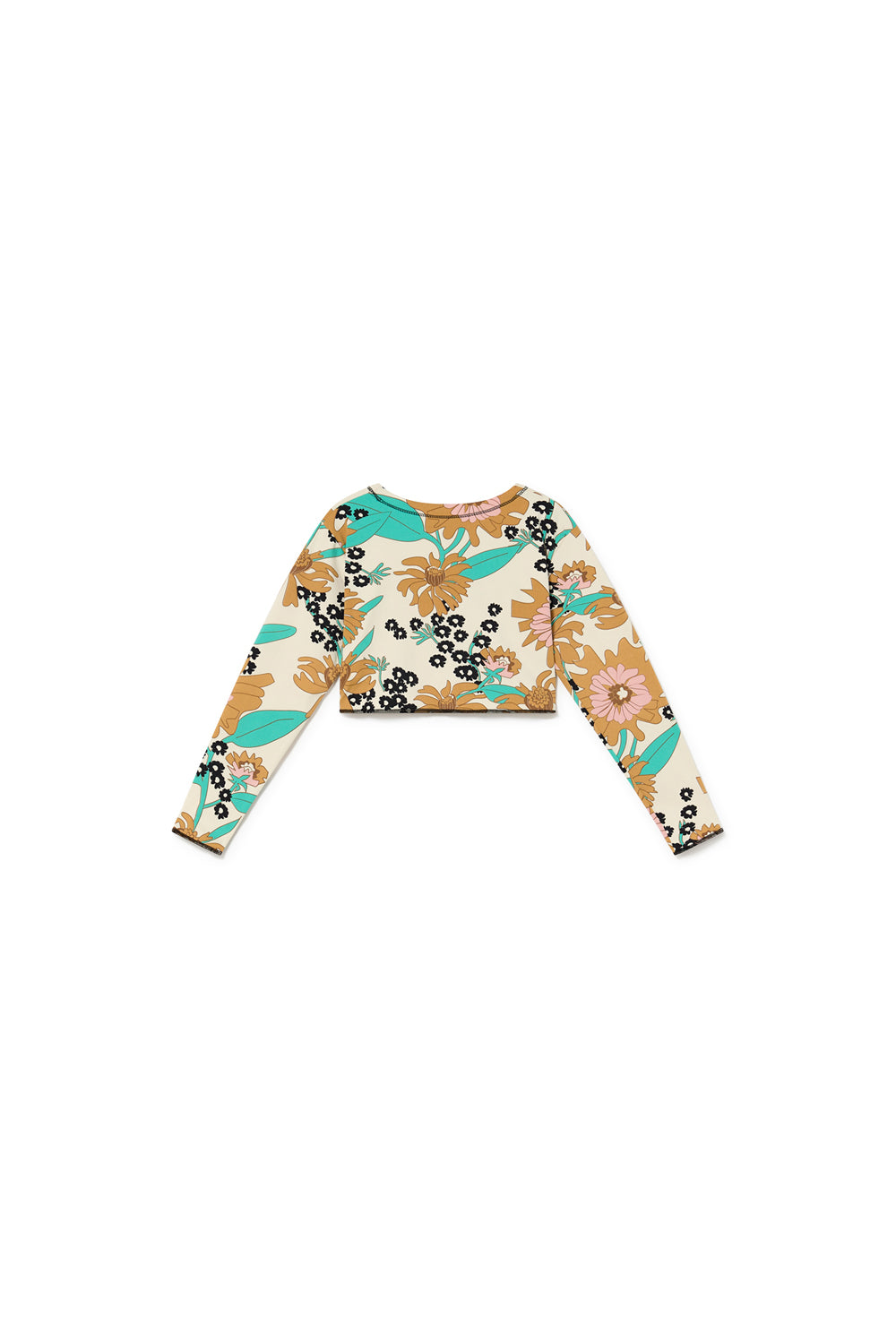 Little Creative Factory Hawaii Sun Protector Crop - Flower Print