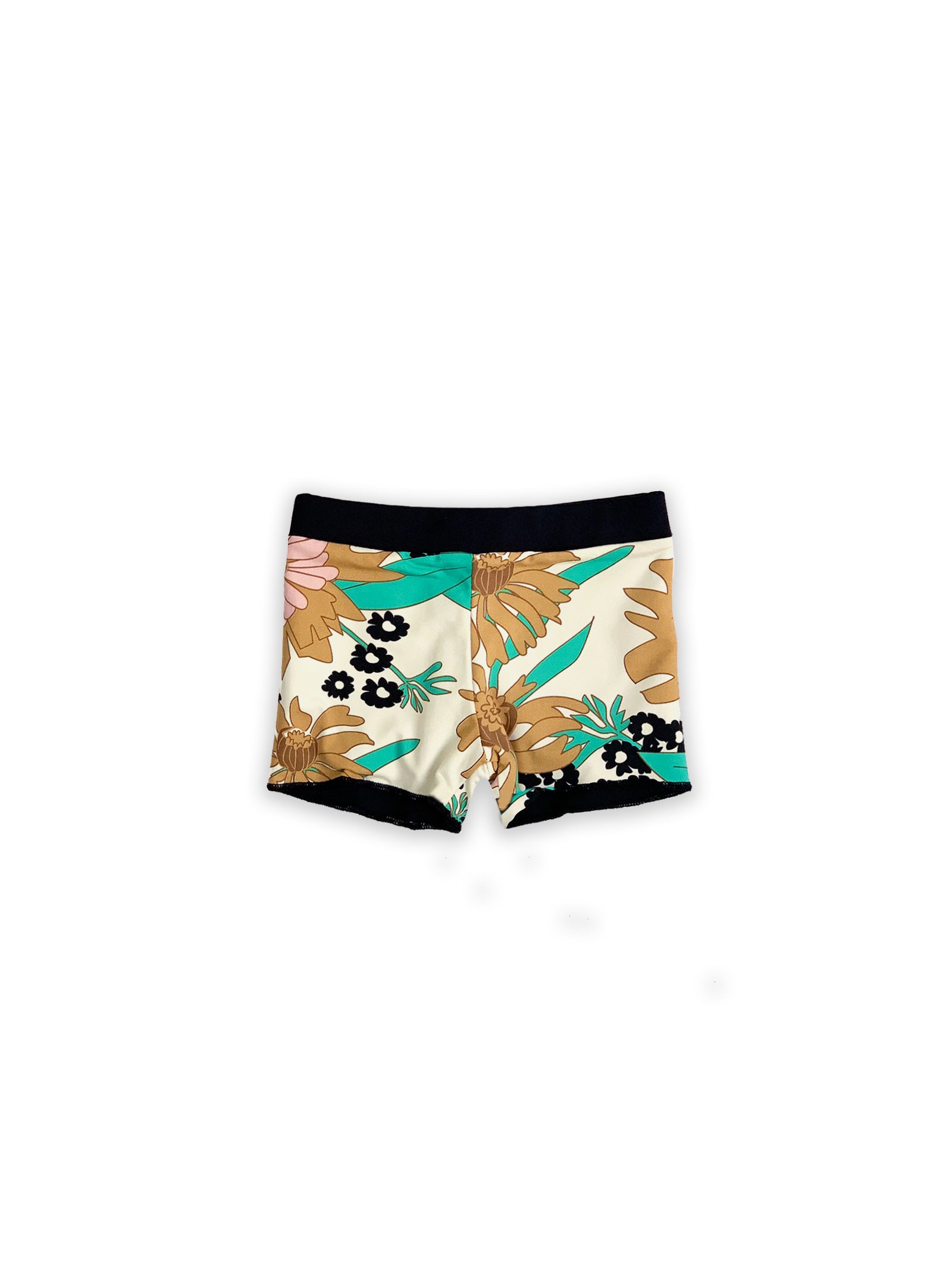 Little Creative Factory Hawaii Reversible Bathing Shorts - Flower Print