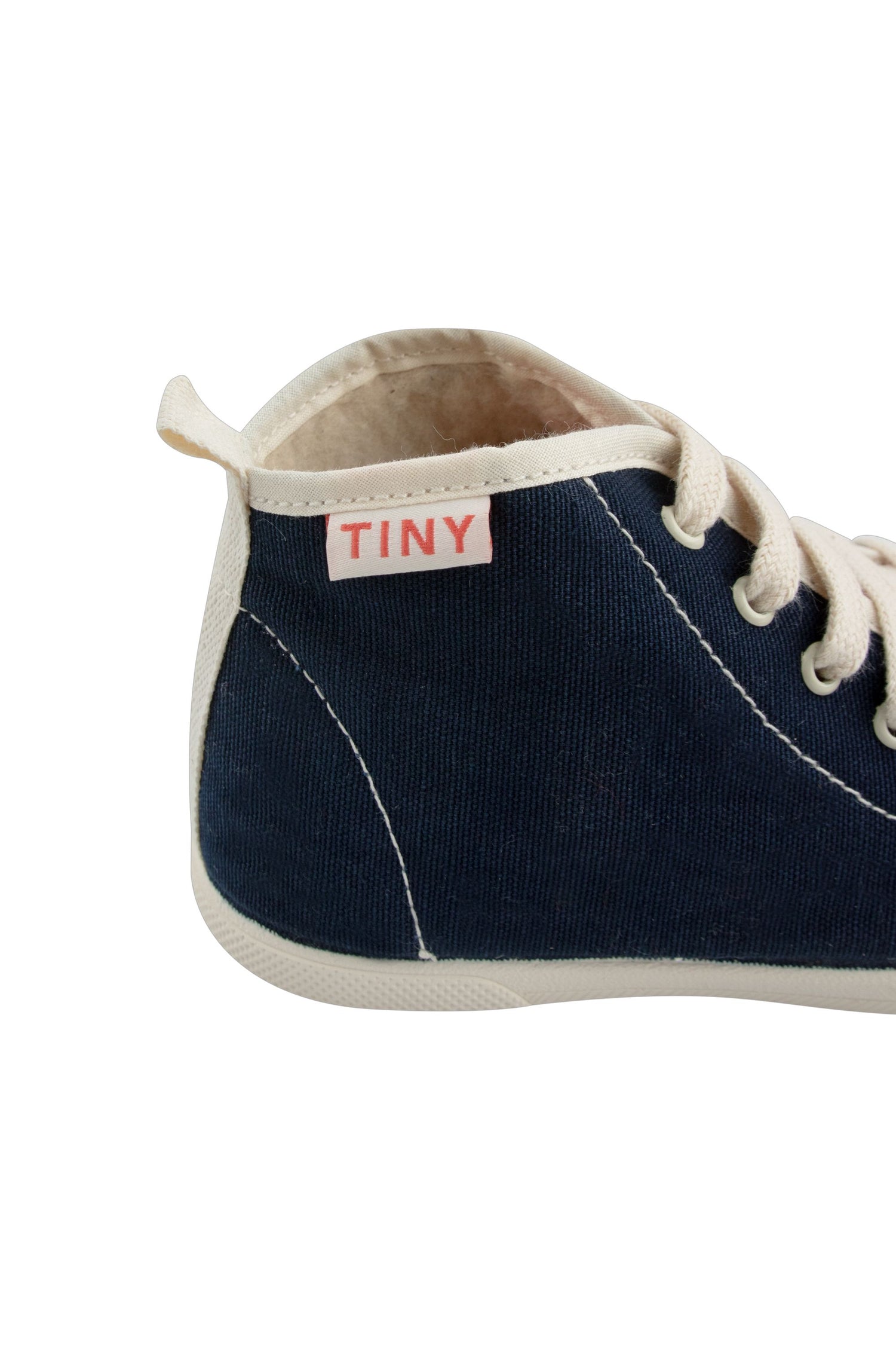 Tiny Cottons Color Block Hi-Top Sneakers - Navy/Deep red