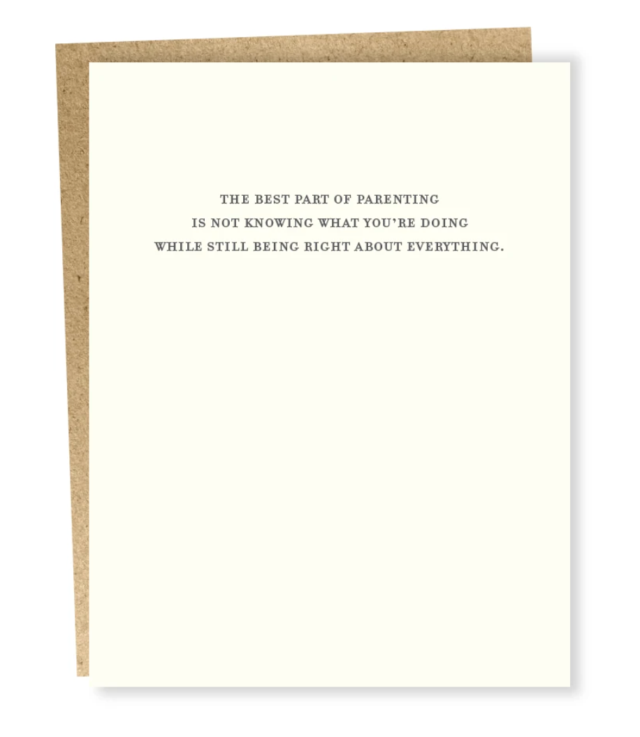 Sapling Press Parenting Card