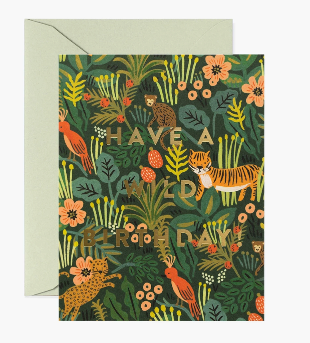 Rifle Paper Co. Wild Birthday Card