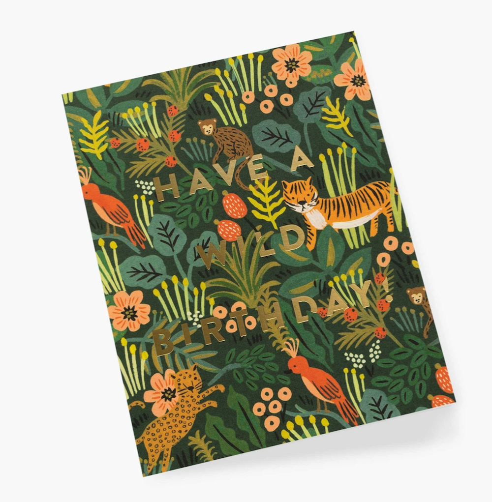 Rifle Paper Co. Wild Birthday Card