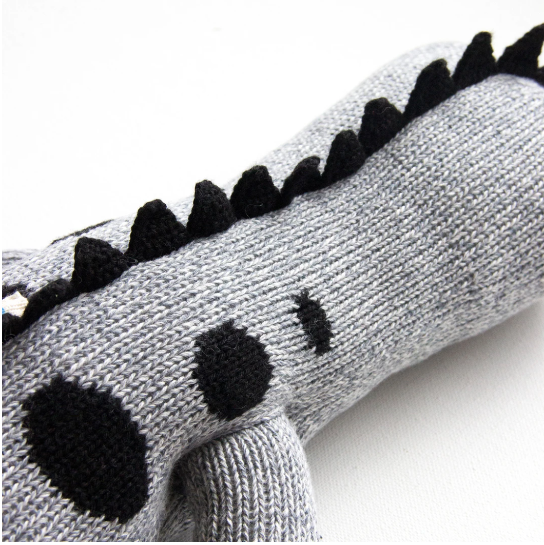 Bla Bla Kids Maximus the Dinosaur Mini - Grey/Black