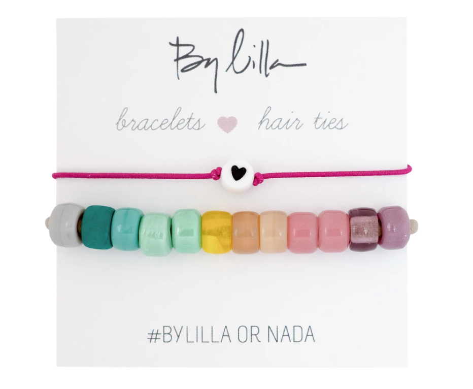 By Lilla &quot;Heart&quot;  Hair Tie Bracelets