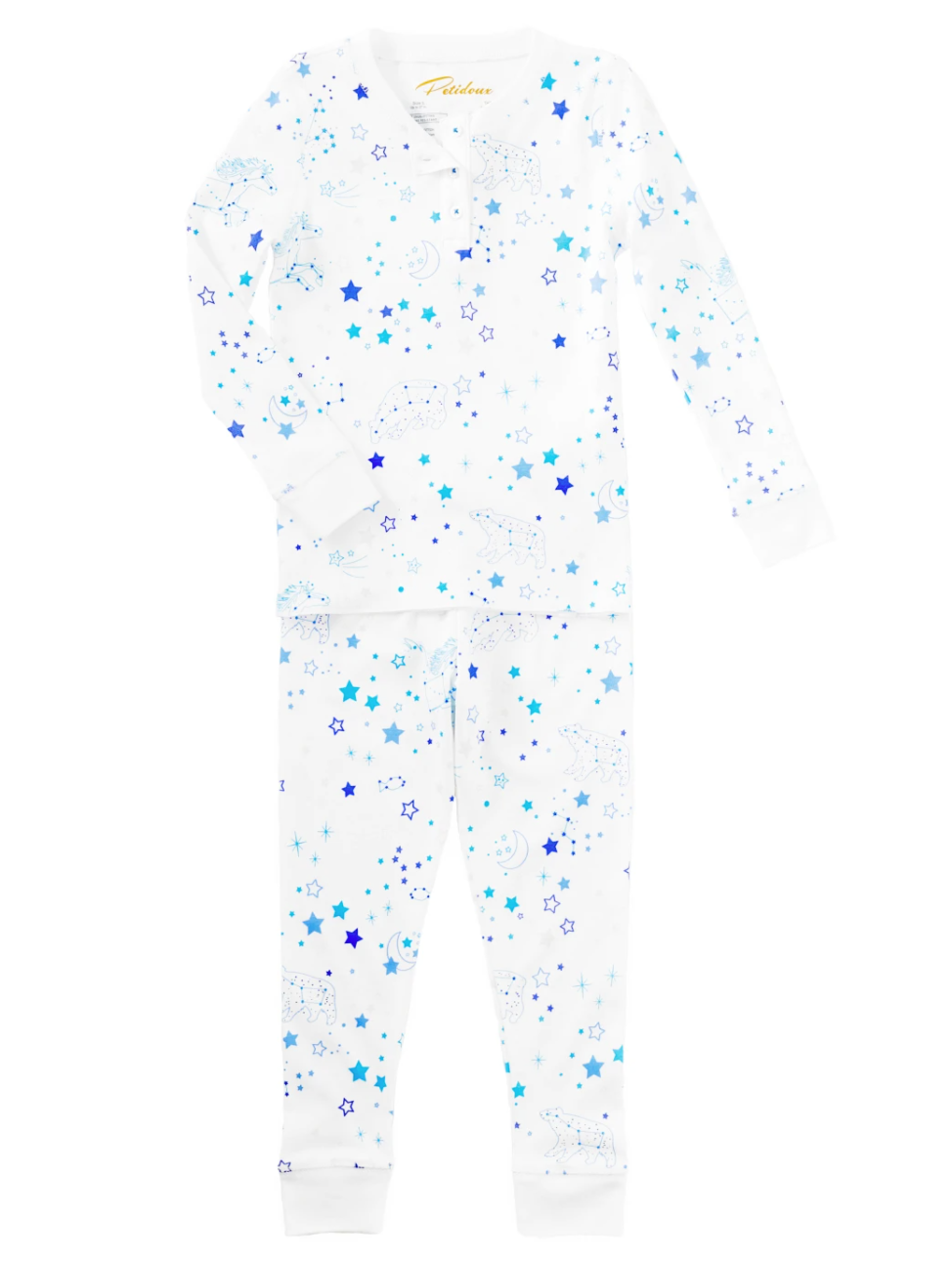 Petidoux Pajama Set - Twinkle Twinkle Blue