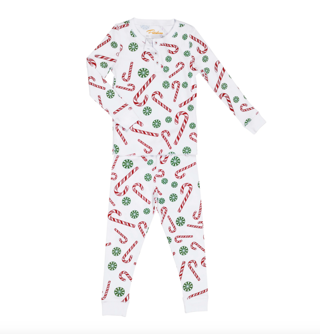 Petidoux Pajama Set - Candy Canes