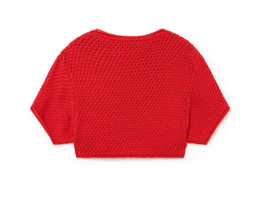 Little Creative Factory Kawaii Crop Jumper - Red