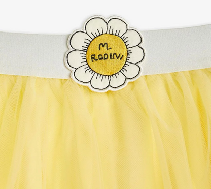 Mini Rodini Flower Tulle Skirt - Yellow