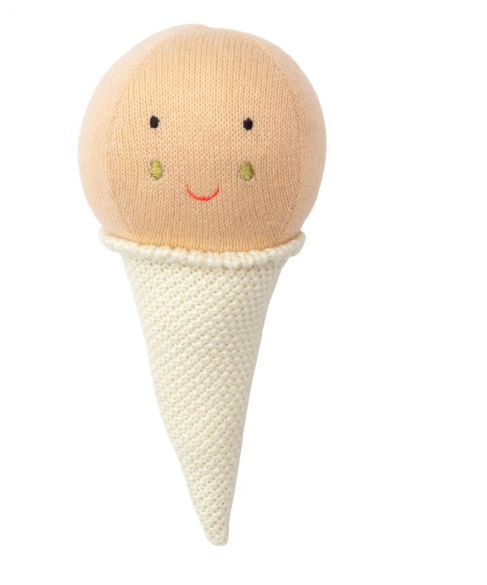 Meri Meri Pink Ice Cream Baby Rattle