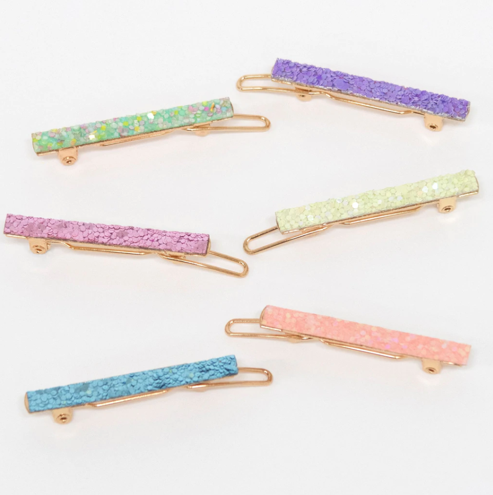 Meri Meri Glitter Rainbow Hair Clips