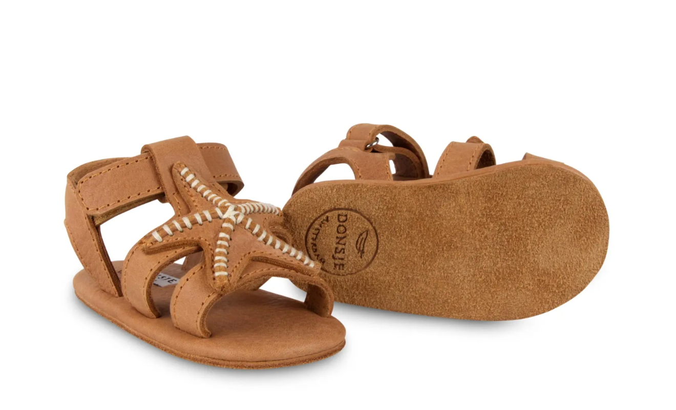 Donsje Ushy Starfish Sandals - Toast Grain Leather – Dreams of