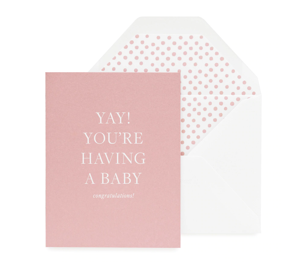 Sugar Paper Card - Yay! You&