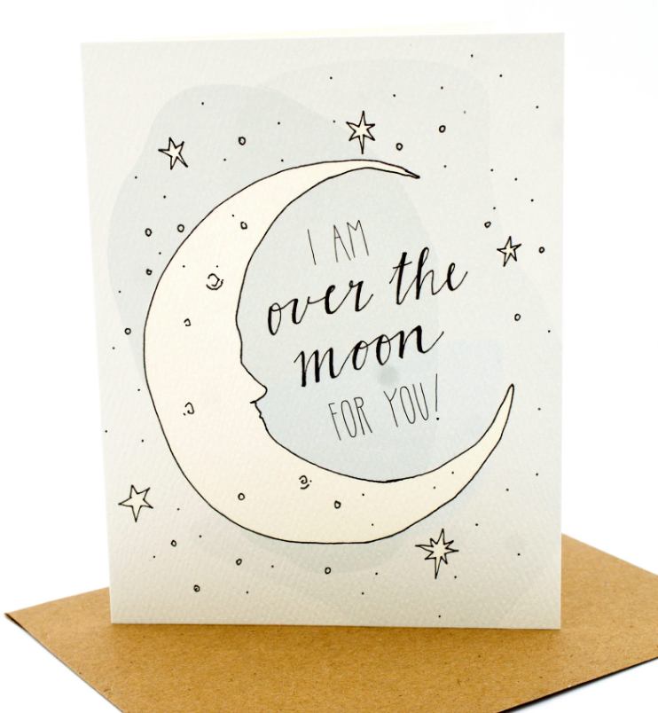 Hartland Brooklyn Over The Moon Card