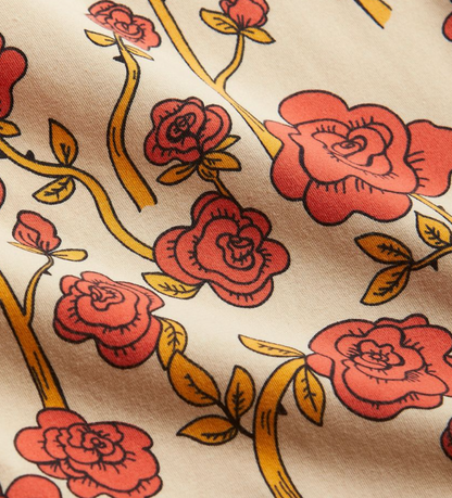 Mini Rodini Roses AOP Tee - Red