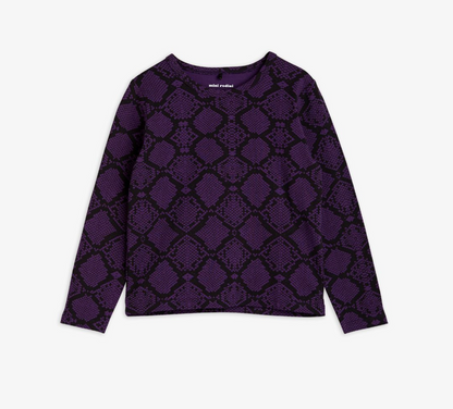 Mini Rodini Snakeskin Tee - Purple