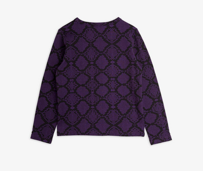 Mini Rodini Snakeskin Tee - Purple