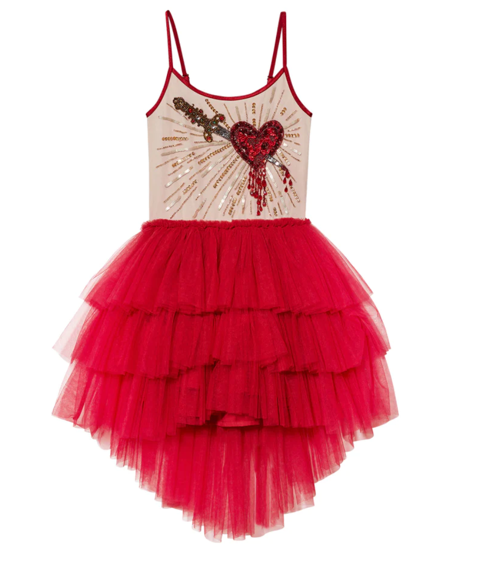 Tutu du Monde Halloween Cold Hearted Tutu Dress - Blood Red Mix