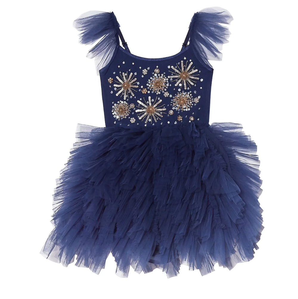 Tutu Du Monde Holiday Bebe Silent Night Tutu Dress - Lapis