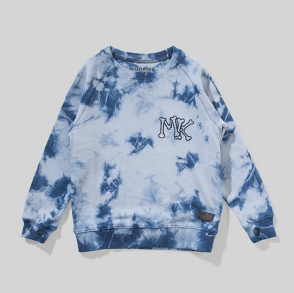 Munster Kids MK Crew - Mid Blue Dye