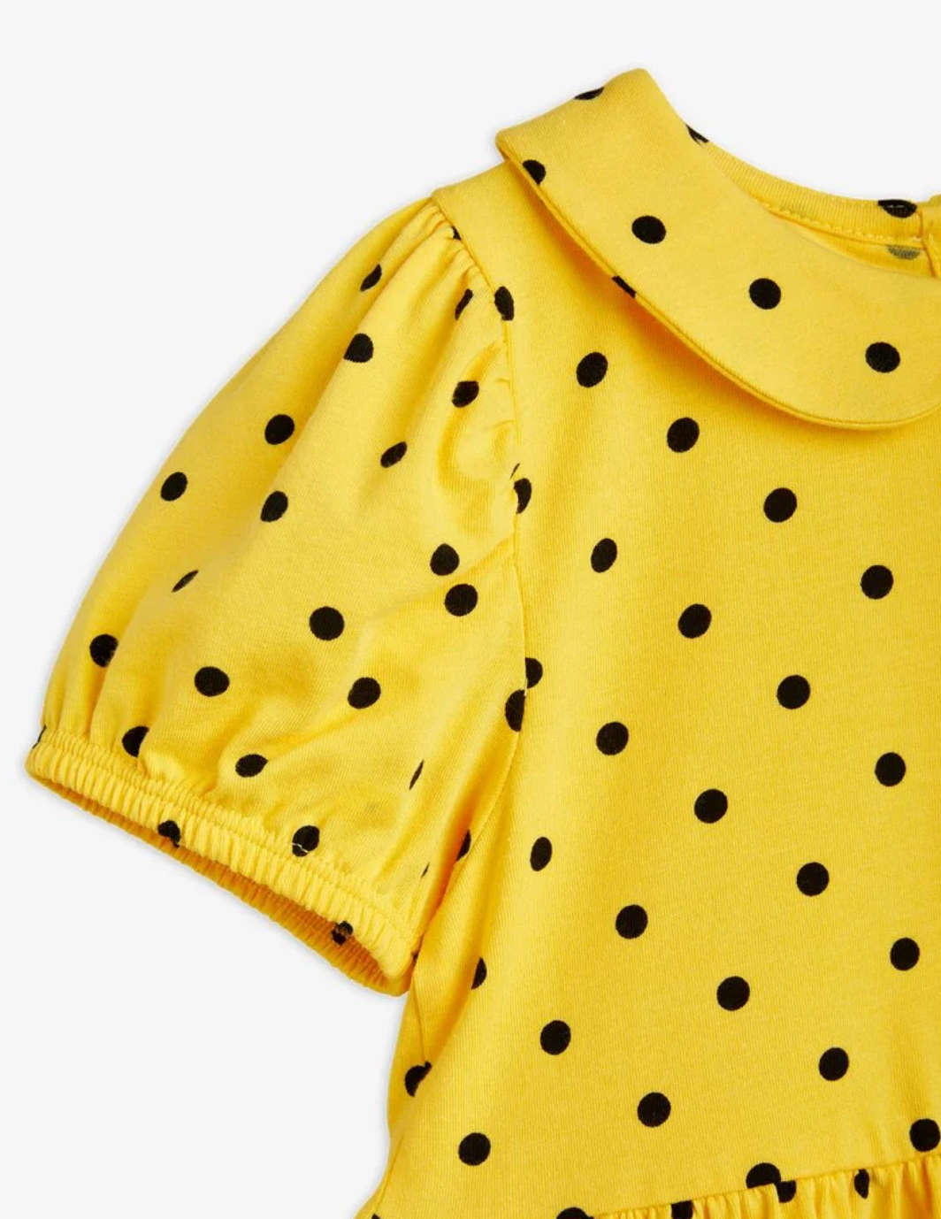 Mini Rodini Polka Dot All Over Print Dress - Yellow