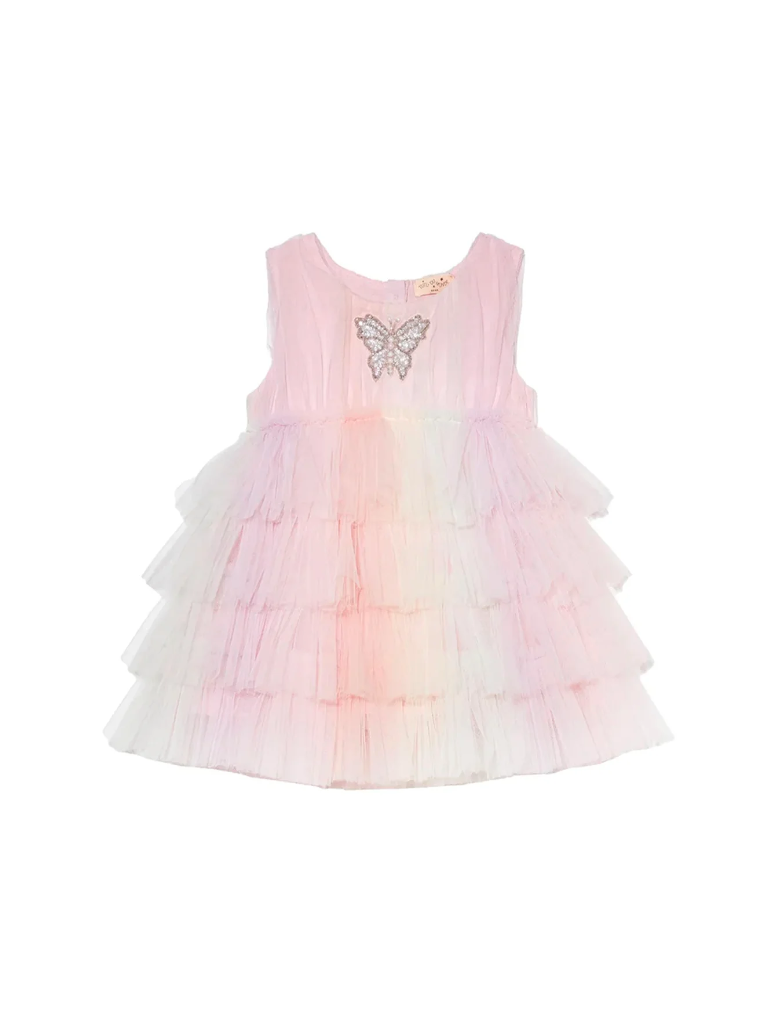 Tutu Du Monde Bebe Musical Butterfly Tulle Dress - Pink Life Mix