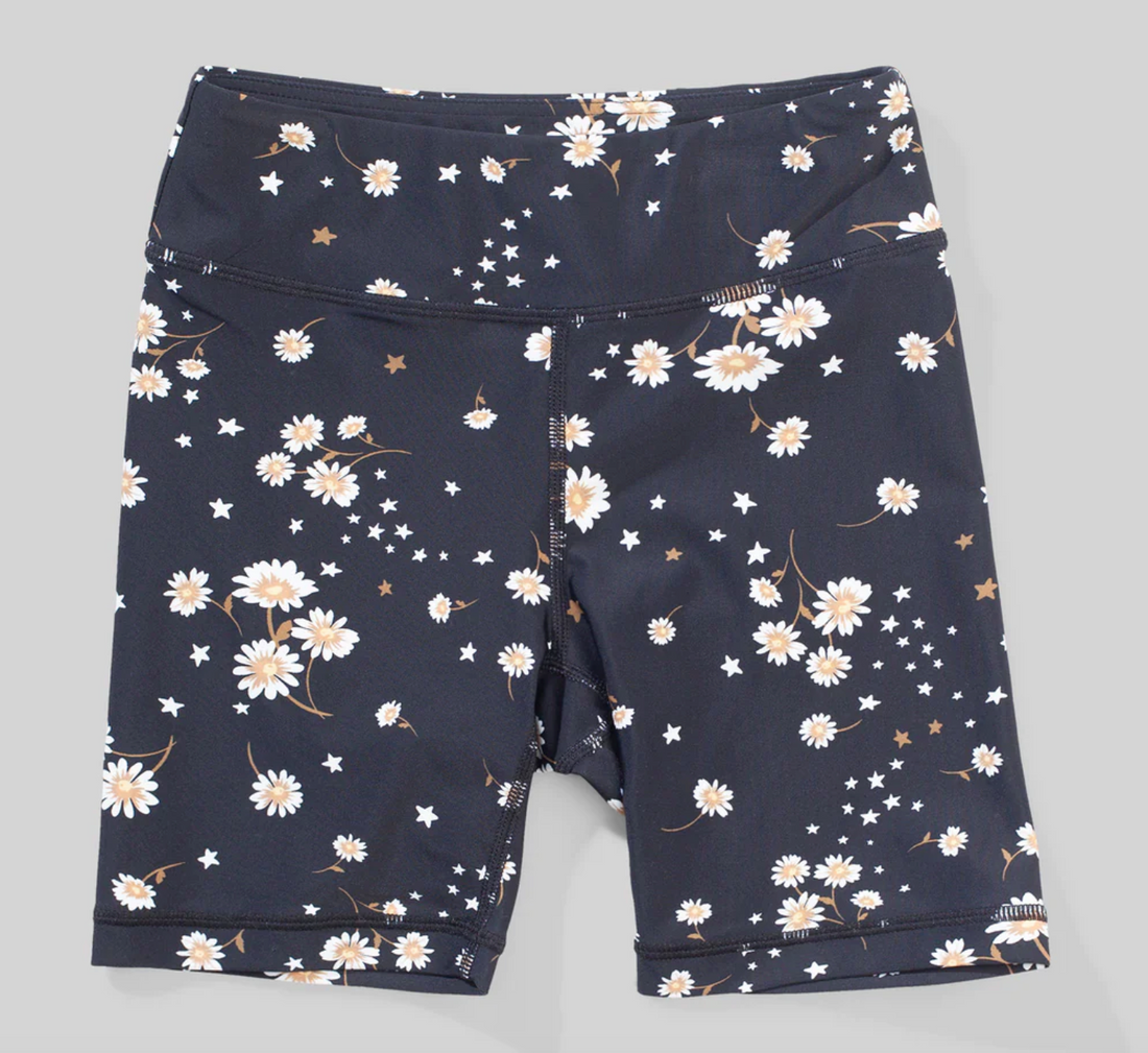 Munster Kids Star Bike Shorts - Daisy