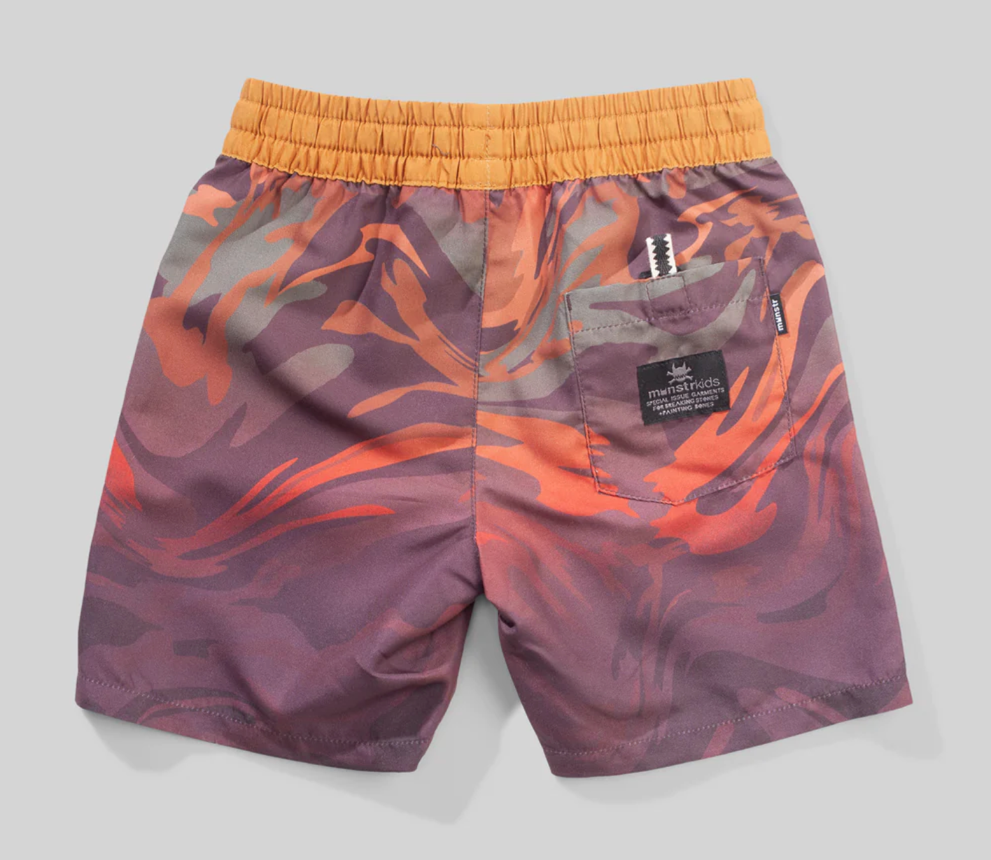 Munster Kids Camo Glow Short - Camo Swirl