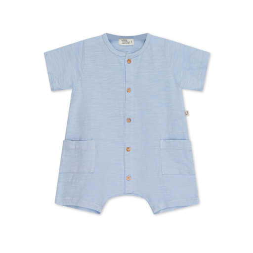 My Little Cozmo Dakota Baby Jumpsuit - Slub-Blue