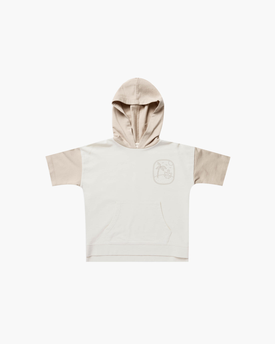 Rylee + Cru Short Sleeve Hoodie - Island