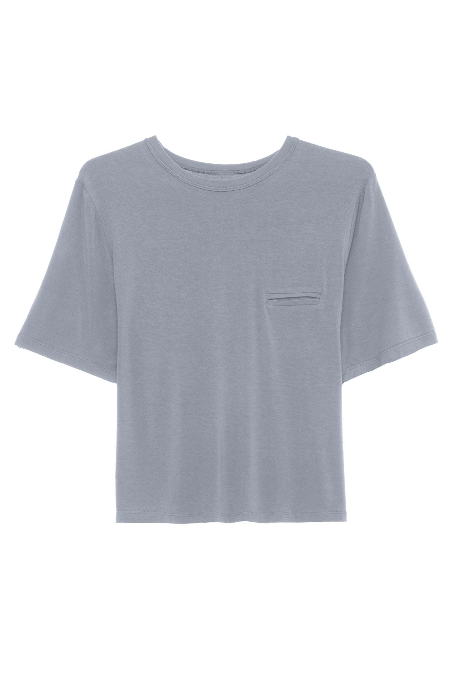 Eberjey Finley Patch Pocket Top - Soft Grey