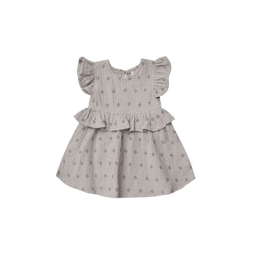 Rylee + Cru Brielle Dress - Geo Embroidery