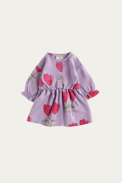 The Campamento Dress - Purple Flower