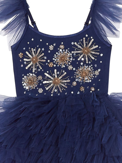 Tutu Du Monde Holiday Bebe Silent Night Tutu Dress - Lapis