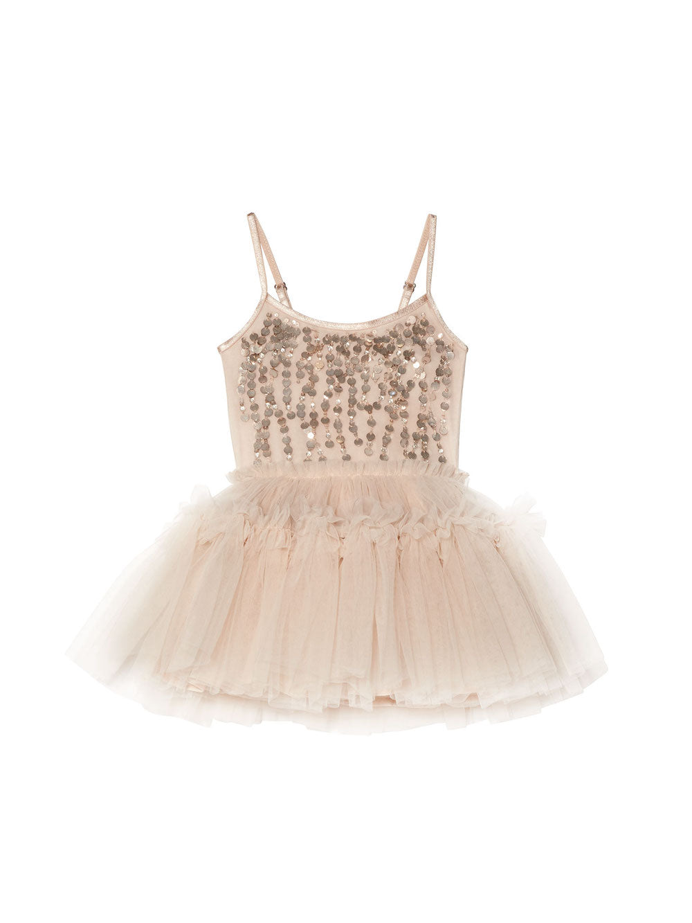 Tutu Du Monde Holiday Bebe Golden Flurry Tutu Dress - Linen