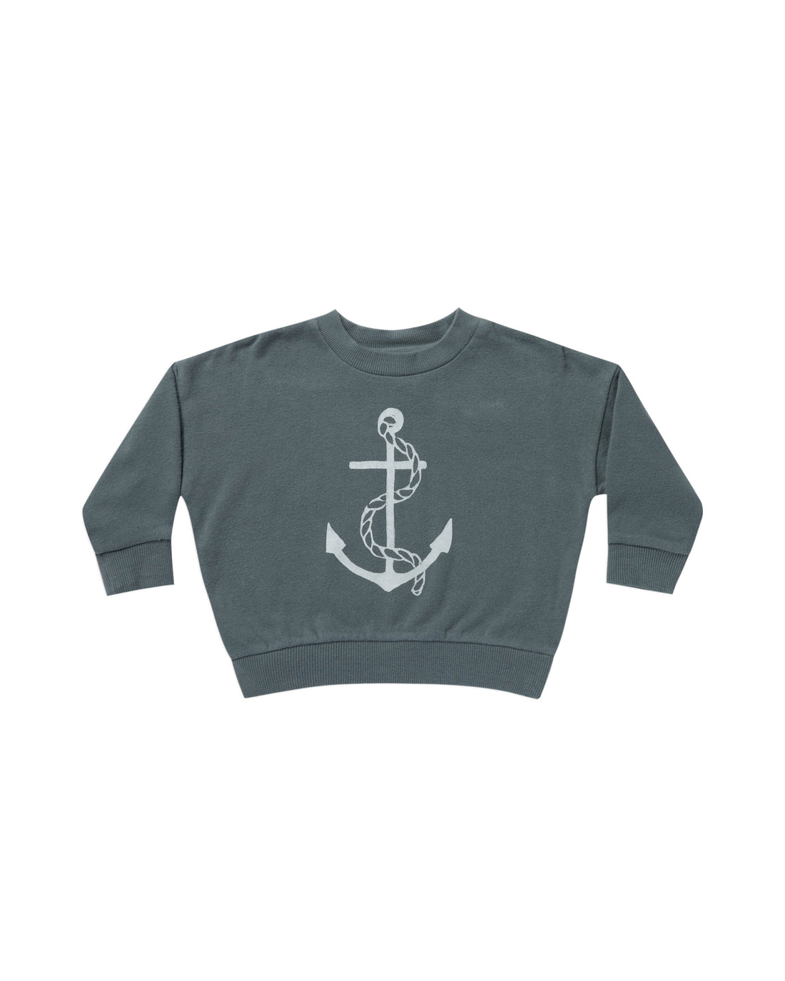 Rylee + Cru Terry Crewneck - Anchor