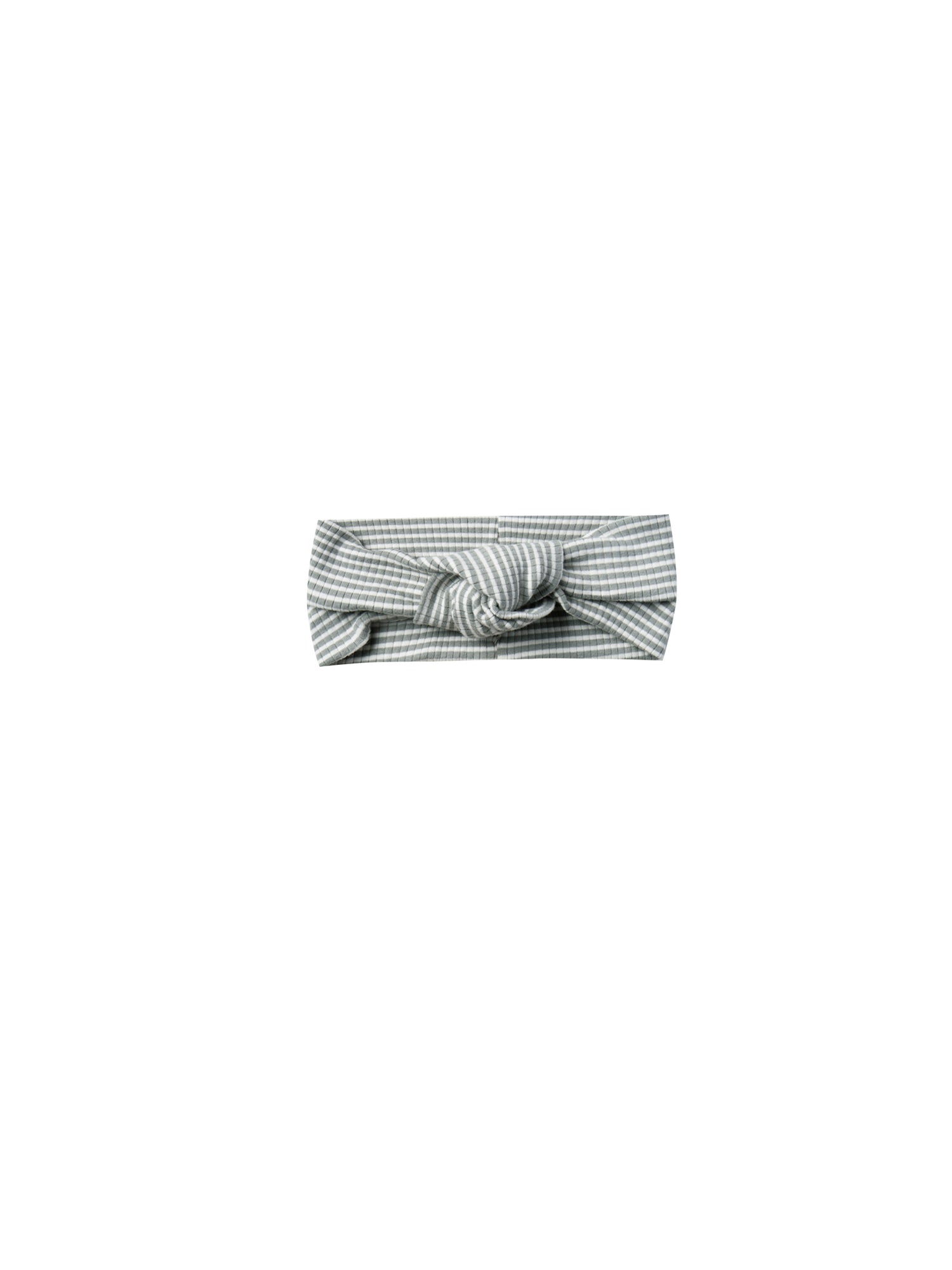 Quincy Mae Baby Turban - Eucalyptus Stripe