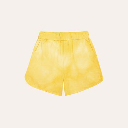 The Campamento Tie Dye Shorts - Yellow