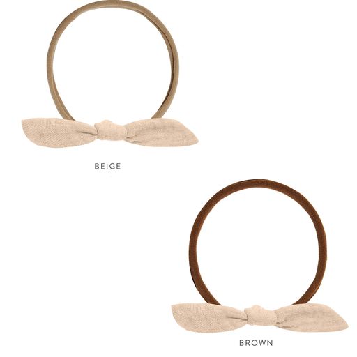 Rylee + Cru Little Knot Headband - Shell