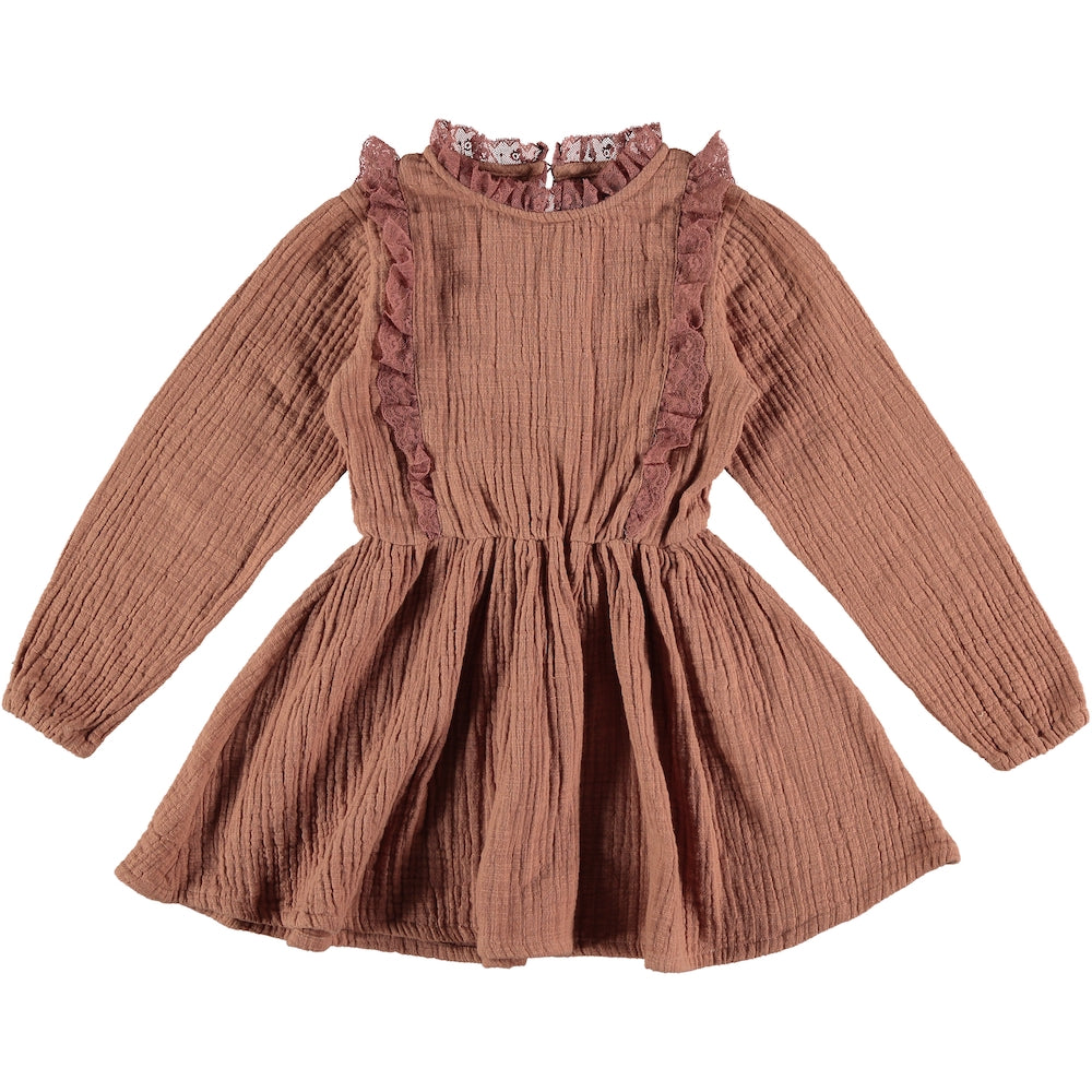 Tocoto Vintage Lace Dress - Pink