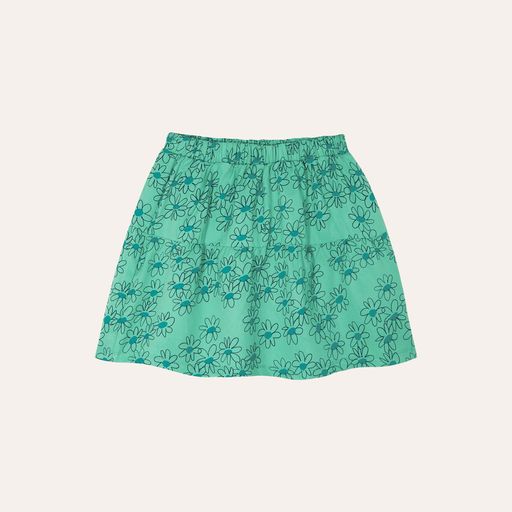 The Campamento Daisies Skirt - Green