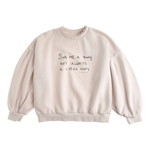 Tocoto Vintage Love Sweatshirt - Off White