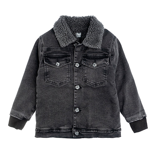 Tocoto Vintage Denim Lumber Jacket - Black