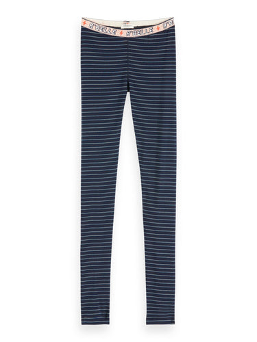 Scotch & Soda Navy Stripe Legging