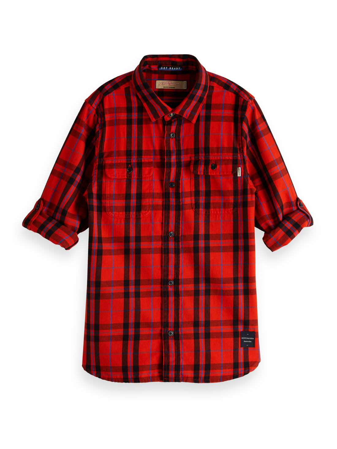 Scotch &amp; Soda Plaid Shirt - Red