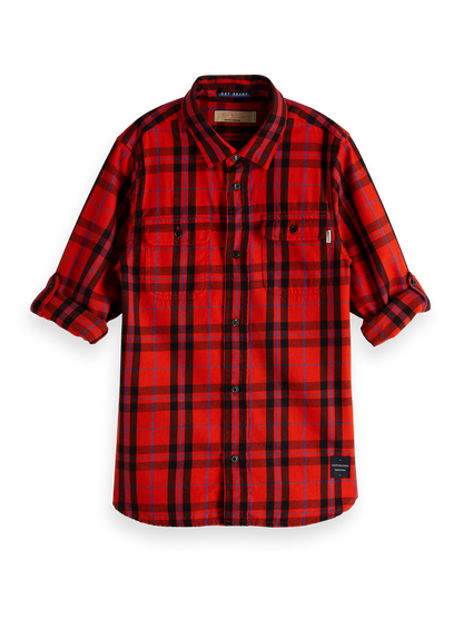 Scotch &amp; Soda Plaid Shirt - Red