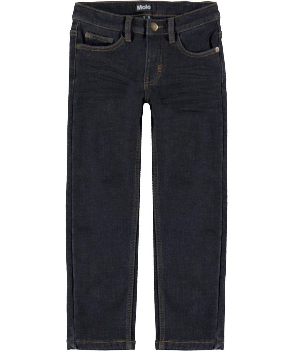 Molo Alon Lined Denim Pants - Washed Indigo