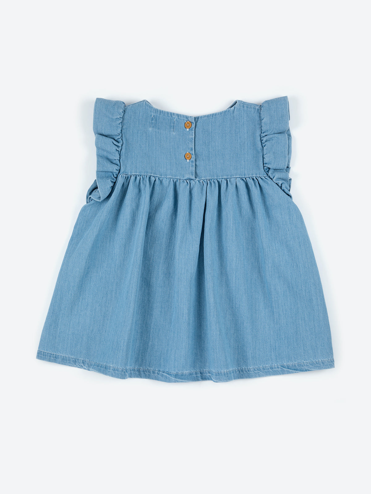 Bobo Choses Pelican Ruffle Woven Dress