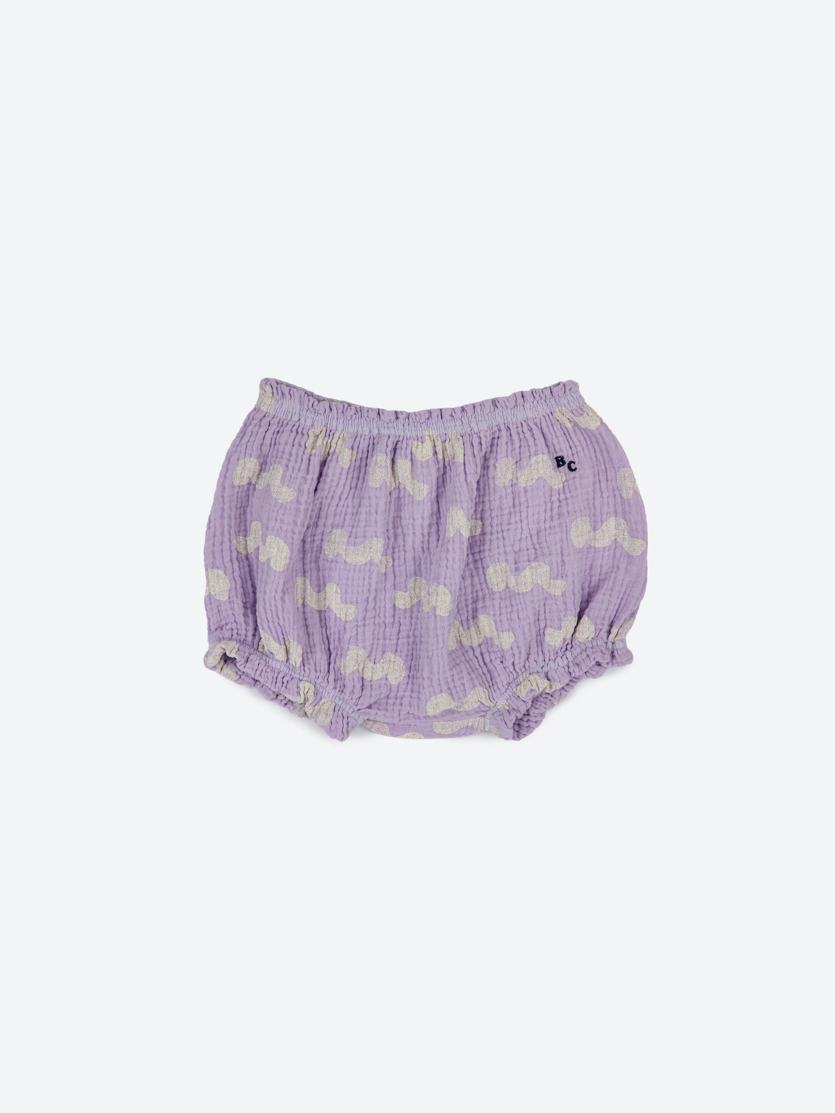 Bobo Choses Waves All Over Woven Ruffle Bloomer